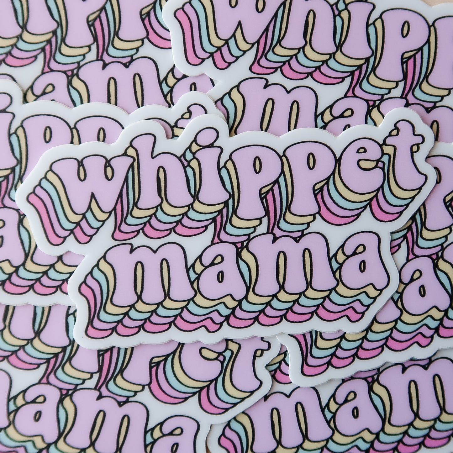 Whippet Mama Sticker