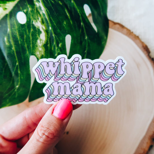 Whippet Mama Sticker